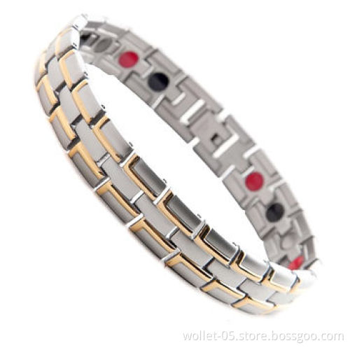 Health Therapy Stainless Steel Bracelet for Businessman, 2013 Fashionable Product